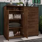 Cômoda 4 Gavetas Nugel Malbec