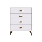 Cômoda 4 Gavetas Para Dormitório 87cm X 67cm Branco