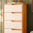 Cômoda 4 Gavetas Para Quarto Carvalho Grife Off White Flex Si