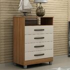 Cômoda 4 Gavetas Paris Chf Móveis
