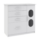 Cômoda 4 Gavetas Plic Plac Rodial