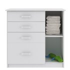 Cômoda 4 Gavetas Plic Plac Rodial