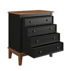 Cômoda 4 Gavetas Preto