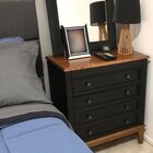 Cômoda 4 Gavetas Preto