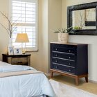 Cômoda 4 Gavetas Preto