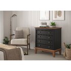 Cômoda 4 Gavetas Preto