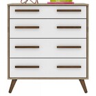 Cômoda 4 Gavetas Retrotoq/branco