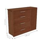 Cômoda 4 Gavetas Ripado Arcangelo