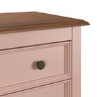 Cômoda 4 Gavetas Rosa