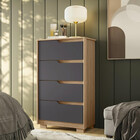 Cômoda 4 Gavetas Sole Albatroz