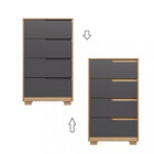 Cômoda 4 Gavetas Sole Albatroz