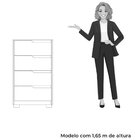 Cômoda 4 Gavetas Sole Albatroz