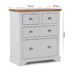 Cômoda 4 Gavetas Toledo Branco