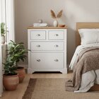 Cômoda 4 Gavetas Toledo Branco