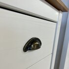 Cômoda 4 Gavetas Topázio 100% Madeira Maciça Para Quarto Bran