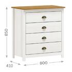 Cômoda 4 Gavetas Topázio - Freijó