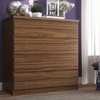 Cômoda 4 Gavetas Urban 91,5cm X 90cm X 45cm Nogueira