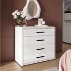 Cômoda 4 Gavetas Valência  Branco