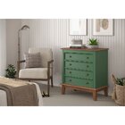 Cômoda 4 Gavetas Verde
