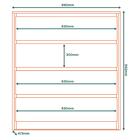 Comoda 4 Gv 89 Cm Corrediças Telescopicas Co027 Mxm