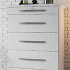 Comoda 5 Gav Corrediças Telescopicas E Chave Em53 Freijo Mpri