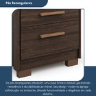 Cômoda 5 Gavetas 104,5 X 55 Cm Primacy Capuccino Wood