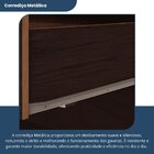 Cômoda 5 Gavetas 104,5 X 55 Cm Primacy Capuccino Wood