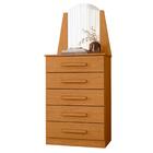 Comoda 5 Gavetas 1 E Roncador Cinamomo Off White