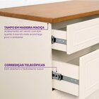 Cômoda 5 Gavetas 1 Porta Com Tampo Em Madeira Maciça Baby Ana