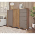 Cômoda 5 Gavetas 1 Porta Pegasus Caemmun