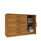 Cômoda 5 Gavetas 1 Porta Veronna Tcil Móveis Cinamomo