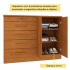 Cômoda 5 Gavetas 2 Portas 136cm Istambul Cinamomo