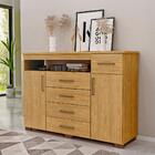 Comoda 5 Gavetas 2 Portas 152 Cm Osl Co008 Mxm