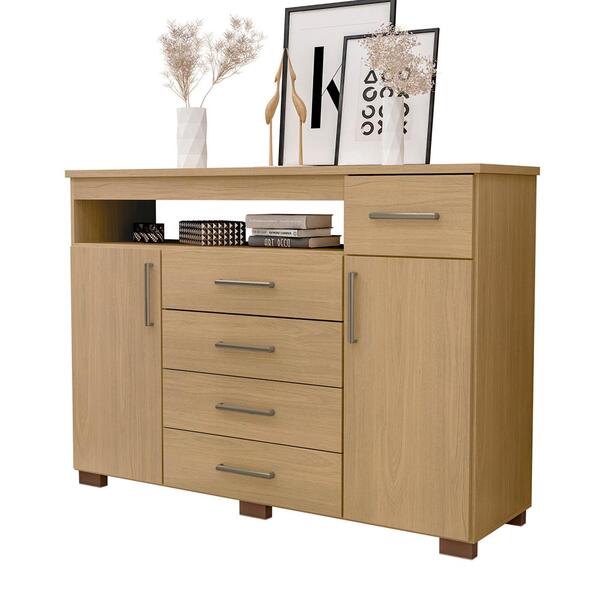 Comoda 5 Gavetas 2 Portas 152 Cm Osl Co008 Mxm