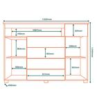 Comoda 5 Gavetas 2 Portas 152 Cm Osl Co008 Mxm