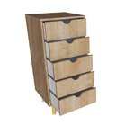 Cômoda 5 Gavetas 40cm Ipanema Amadeirado