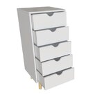 Cômoda 5 Gavetas 40cm Ipanema Branco