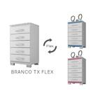 Comoda 5 Gavetas 57 Cm Moden 2259 Malbec Incp