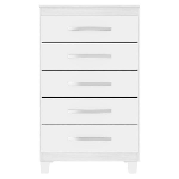 Comoda 5 Gavetas 57 Cm Moden 2259 Malbec Incp