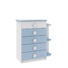 Cômoda 5 Gavetas 5 Prateleiras D159 Rodial