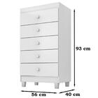 Comoda 5 Gavetas 6313 Incc