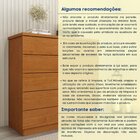 Cômoda 5 Gavetas 86cm Premium   Cinamomo