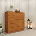 Cômoda 5 Gavetas 86cm Premium   Cinamomo