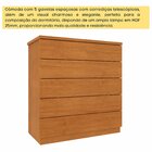Cômoda 5 Gavetas 86cm Premium   Cinamomo