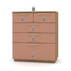 Cômoda 5 Gavetas 90x120cm Dubai Nature / Camarim