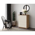 Cômoda 5 Gavetas  100% Mdf Versatile Freijó/off White