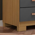 Cômoda 5 Gavetas  Itapema Carvalho Americano/grafite