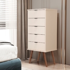 Cômoda 5 Gavetas Amanda Pérola