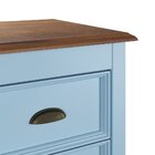 Cômoda 5 Gavetas Azul Claro