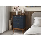 Cômoda 5 Gavetas Azul Petróleo